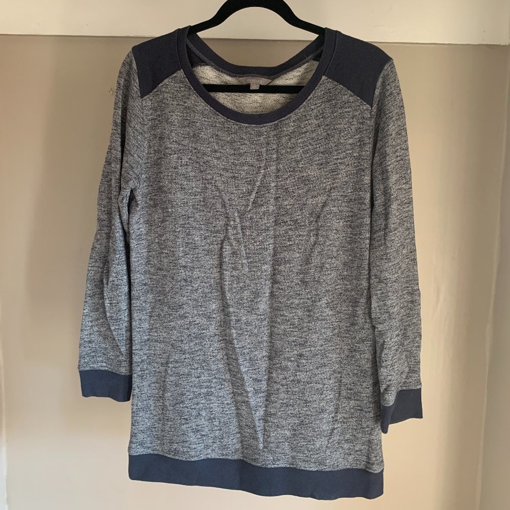 Rubbish by Nordstrom Heather Blue Long Sweater